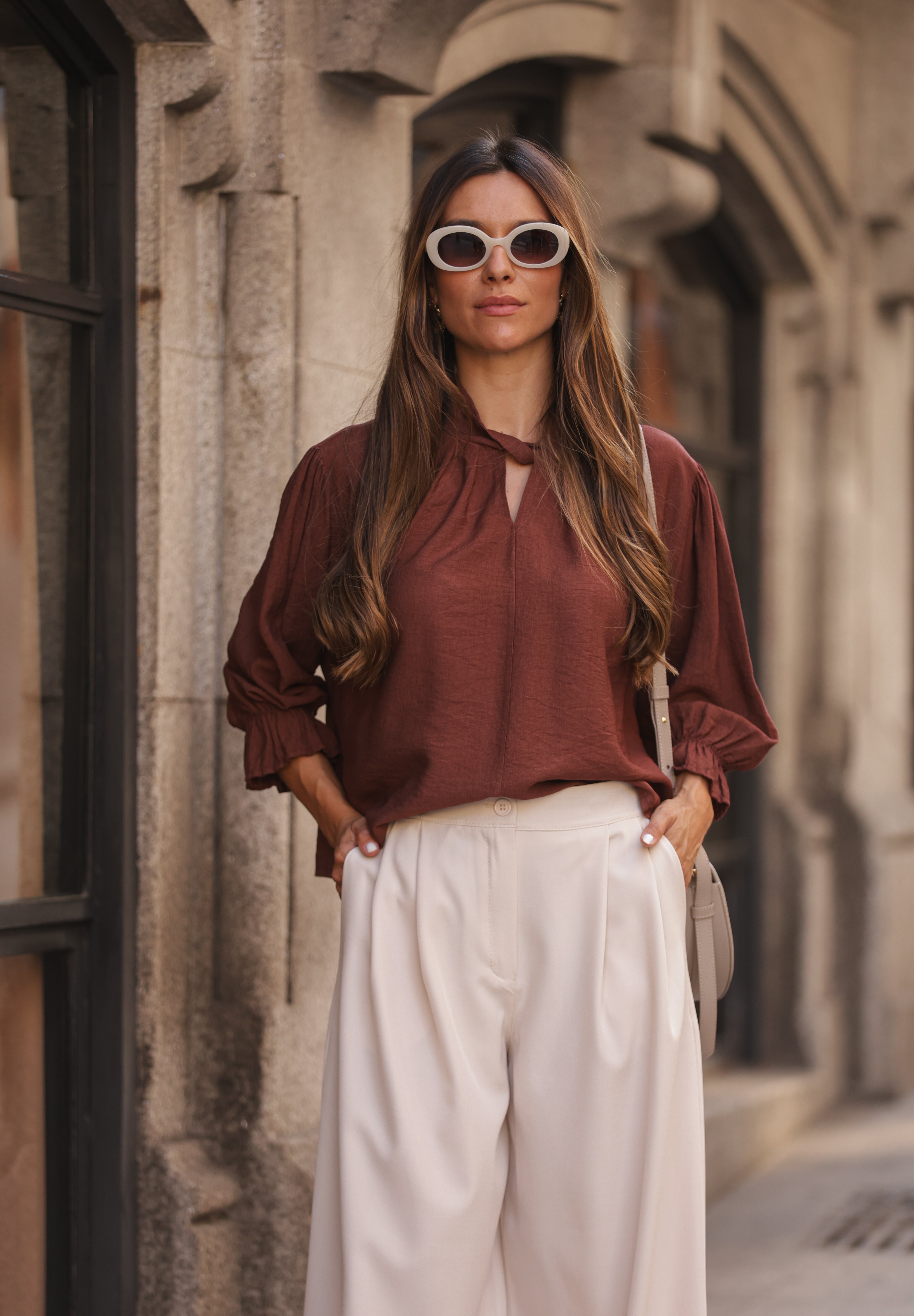 CALÇA CAPRI PÉROLA