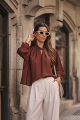 BLUSA PÁDUA TERRACOTA