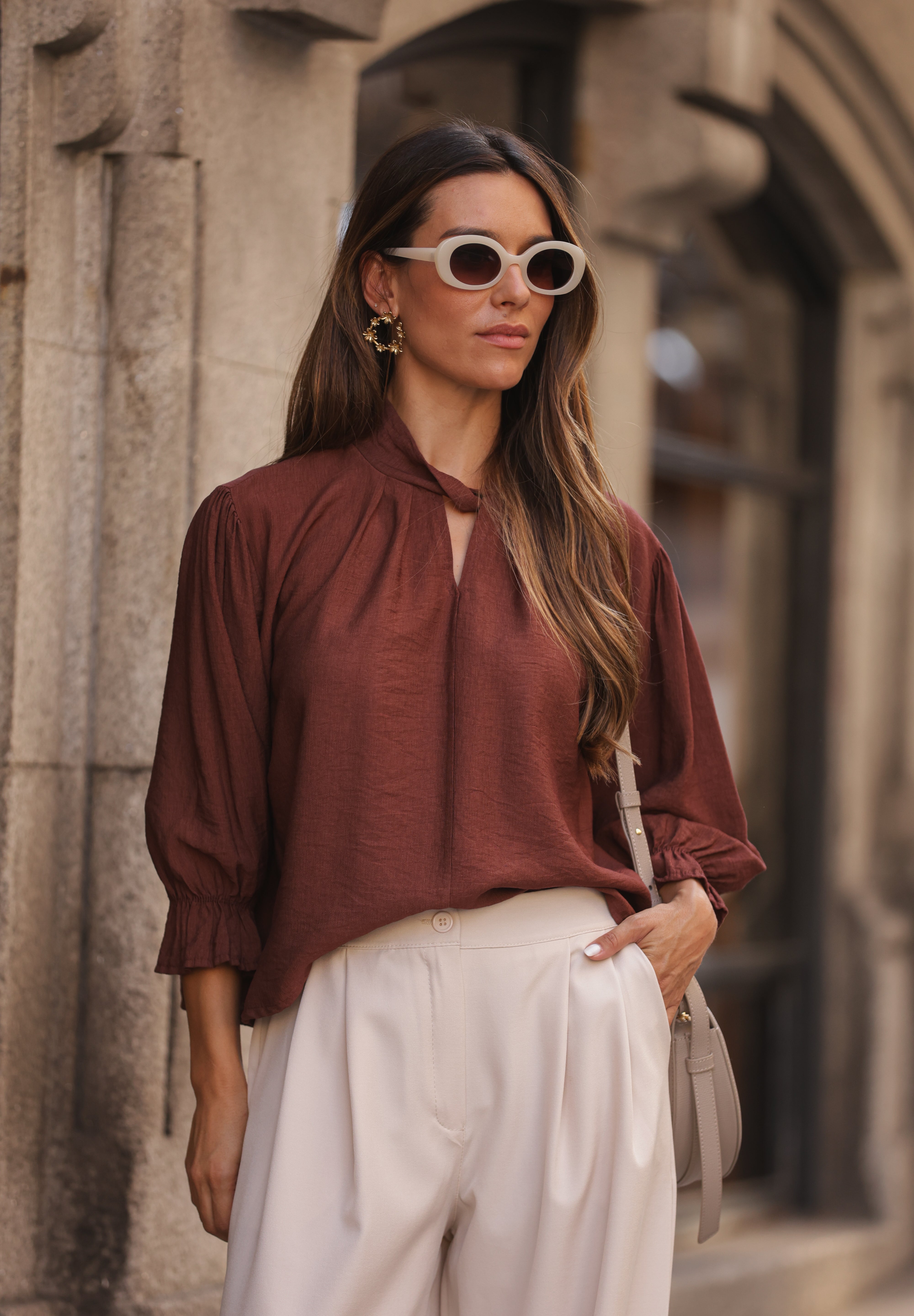 BLUSA PÁDUA TERRACOTA