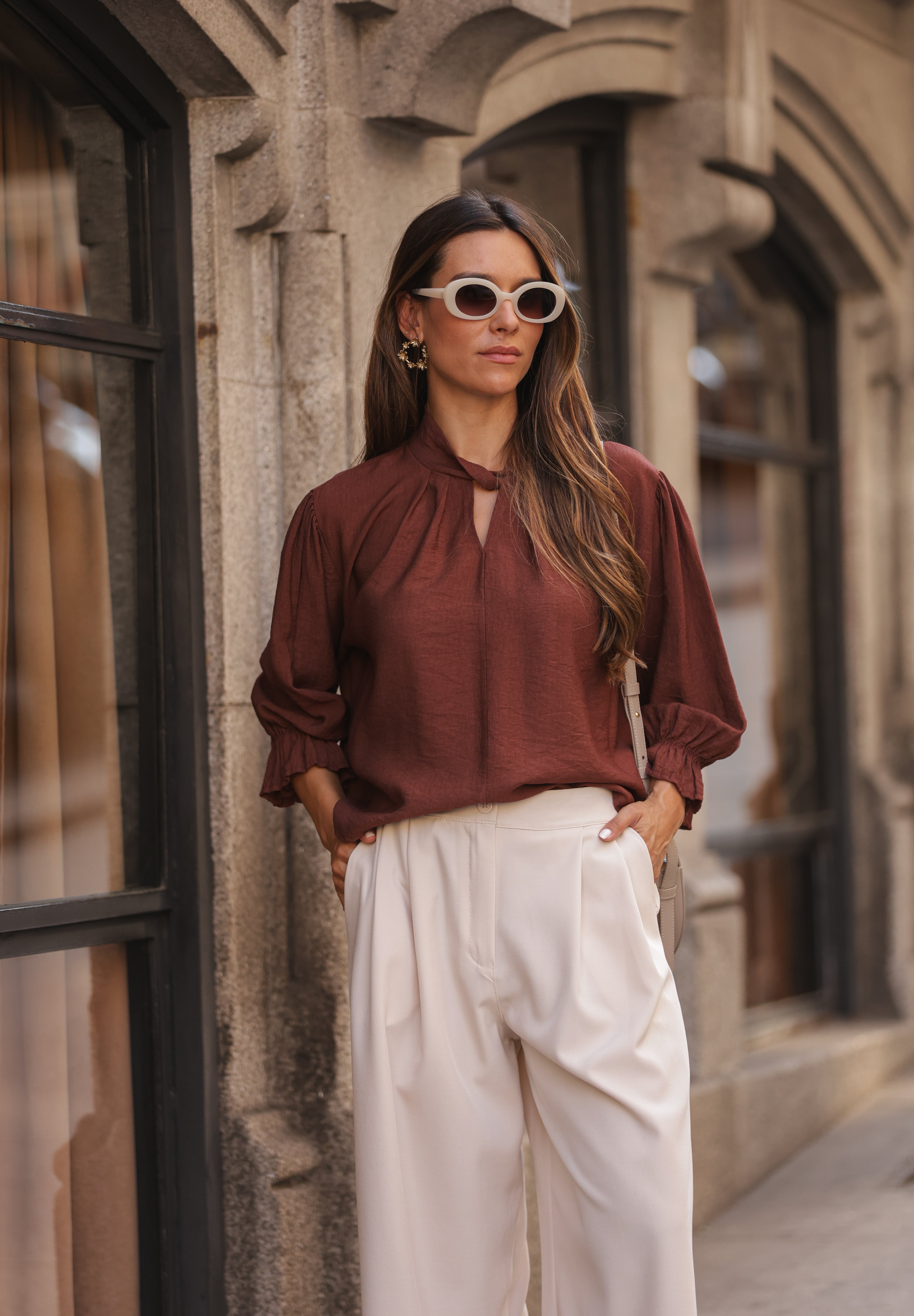 BLUSA PÁDUA TERRACOTA