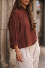 BLUSA PÁDUA TERRACOTA