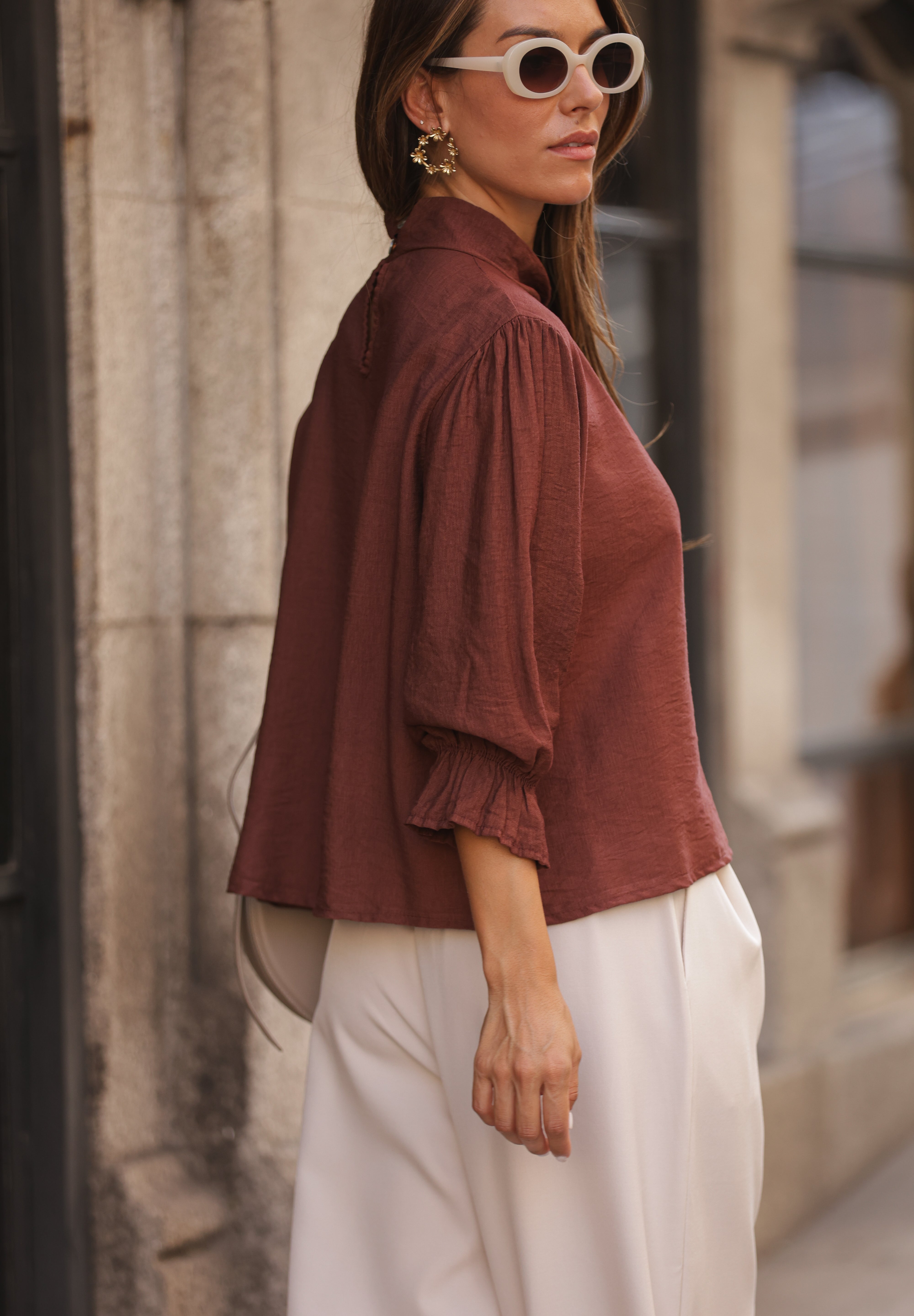 BLUSA PÁDUA TERRACOTA