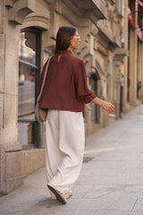 BLUSA PÁDUA TERRACOTA