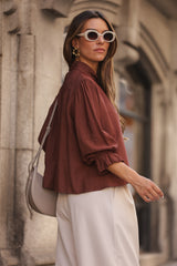 BLUSA PÁDUA TERRACOTA