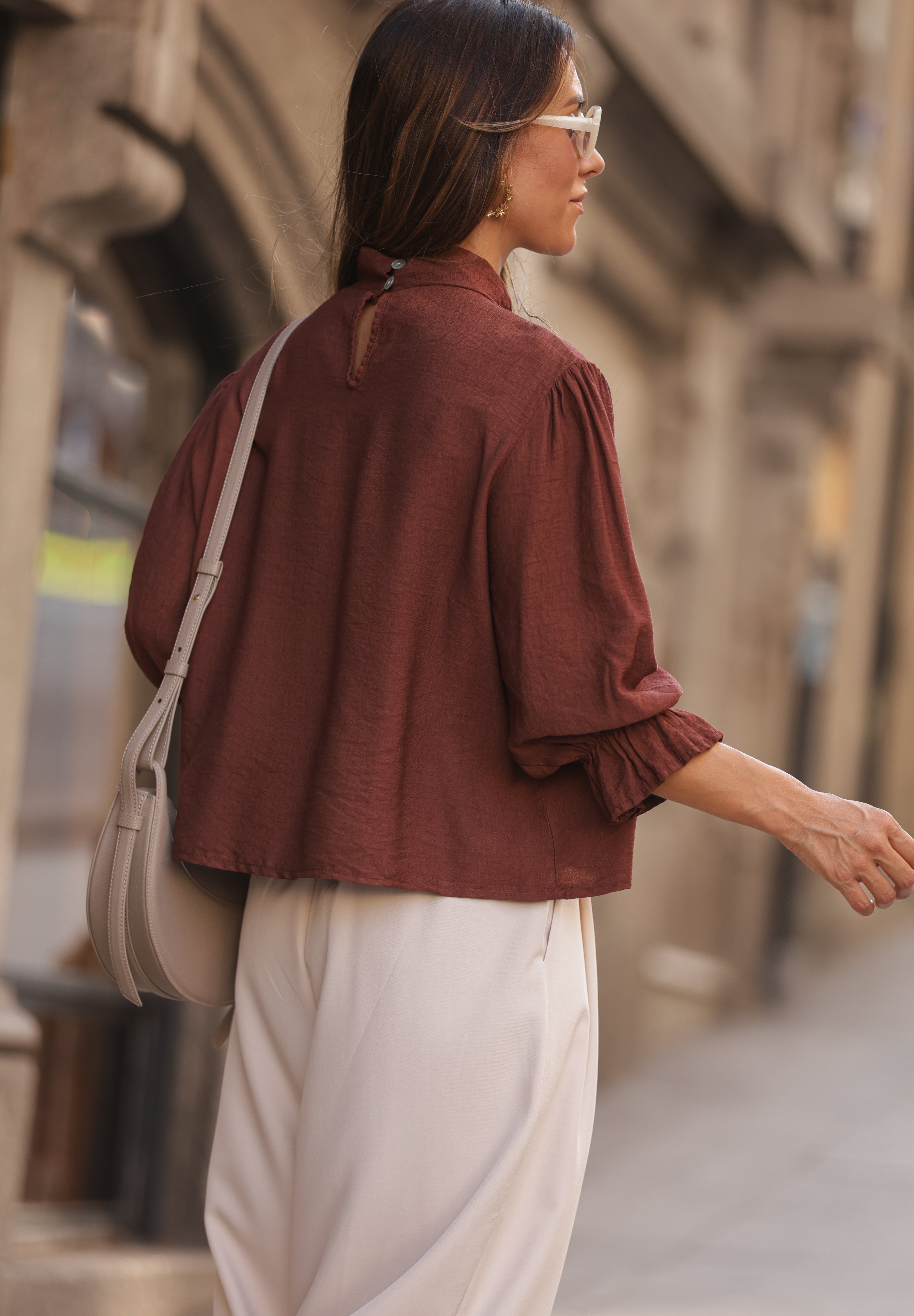 BLUSA PÁDUA TERRACOTA
