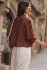 BLUSA PÁDUA TERRACOTA