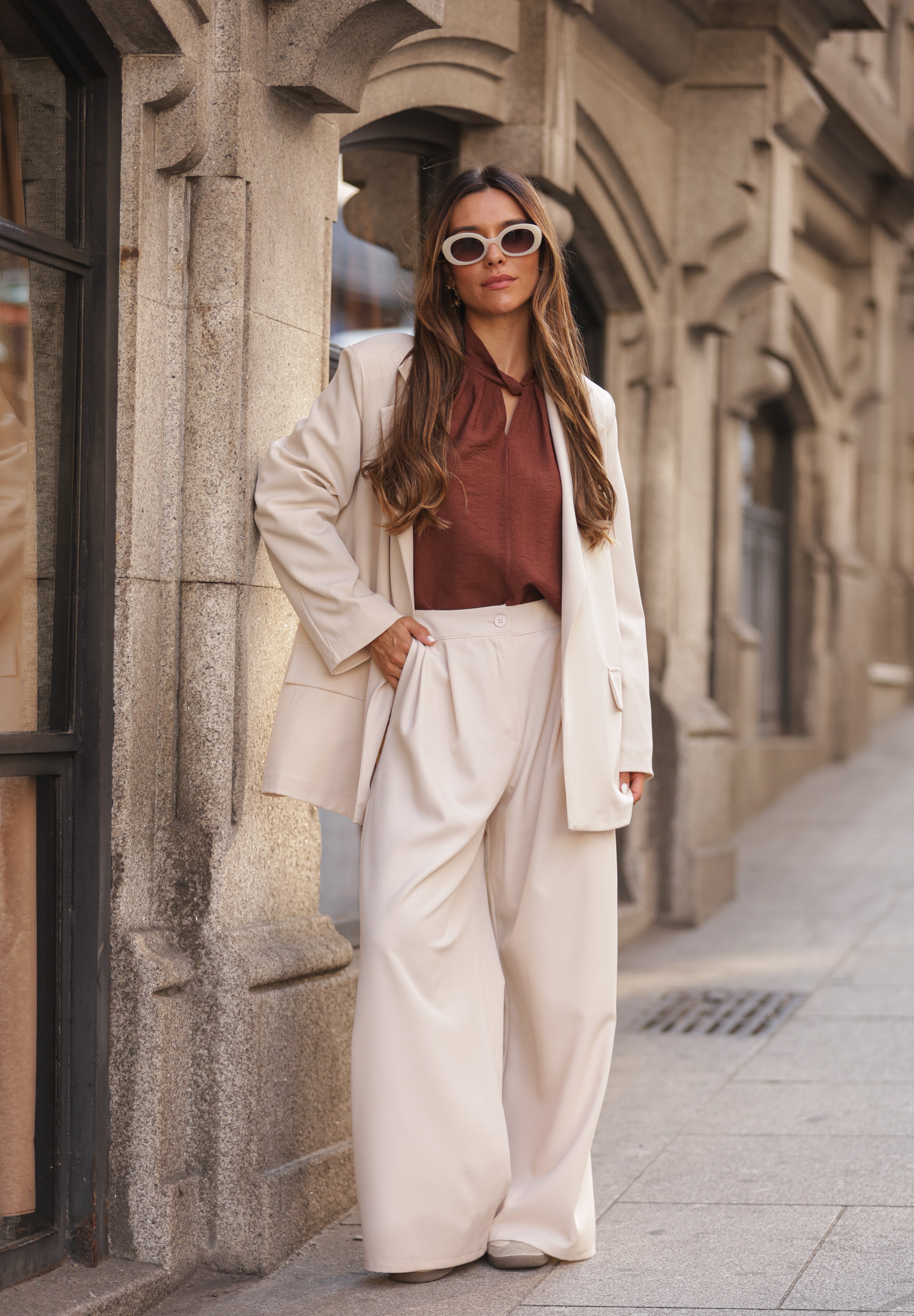 CALÇA CAPRI PÉROLA