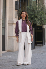 CALÇA CAPRI PÉROLA