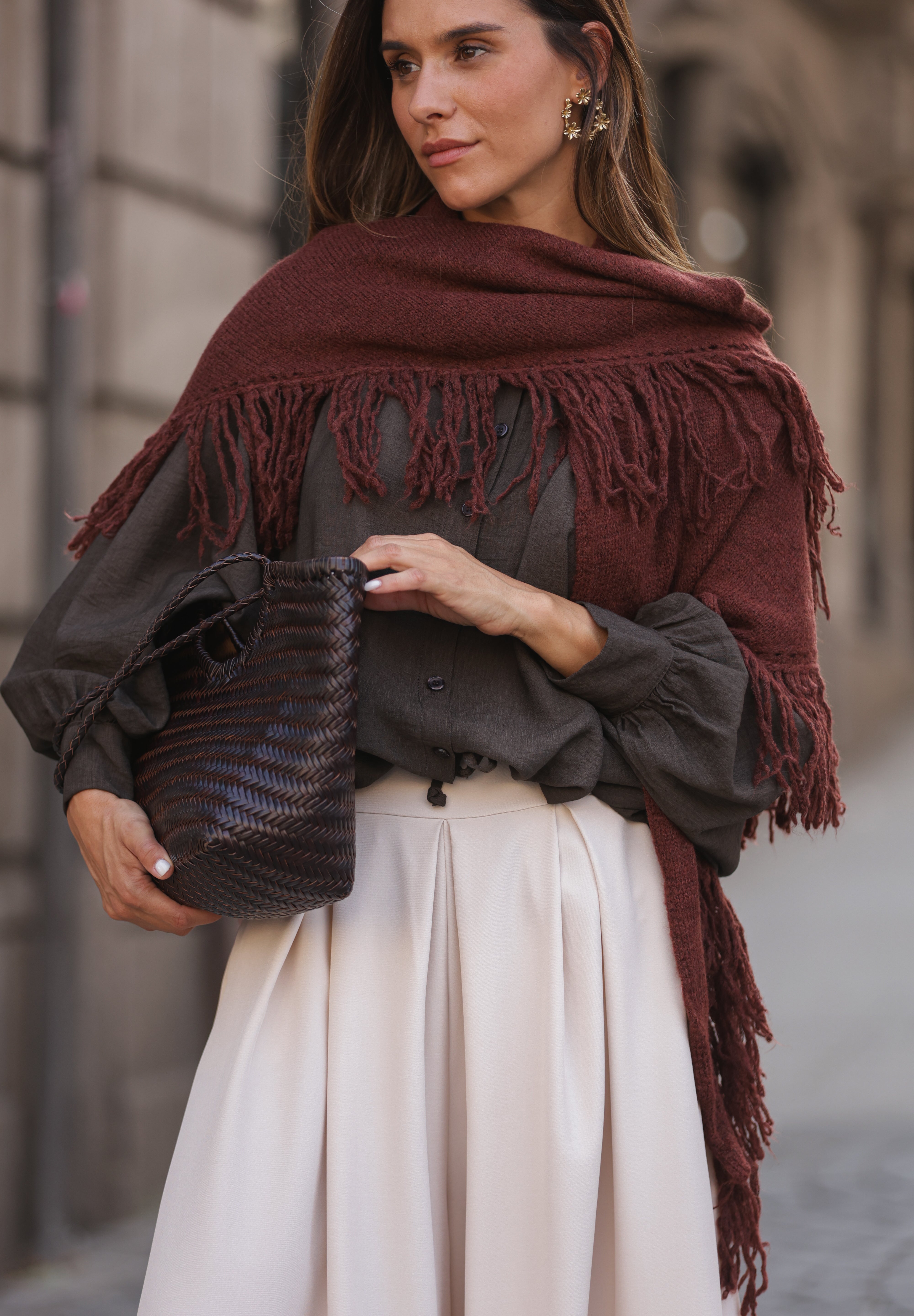 BLUSA BOLONHA CASTANHO