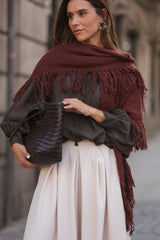 BLUSA BOLONHA CASTANHO