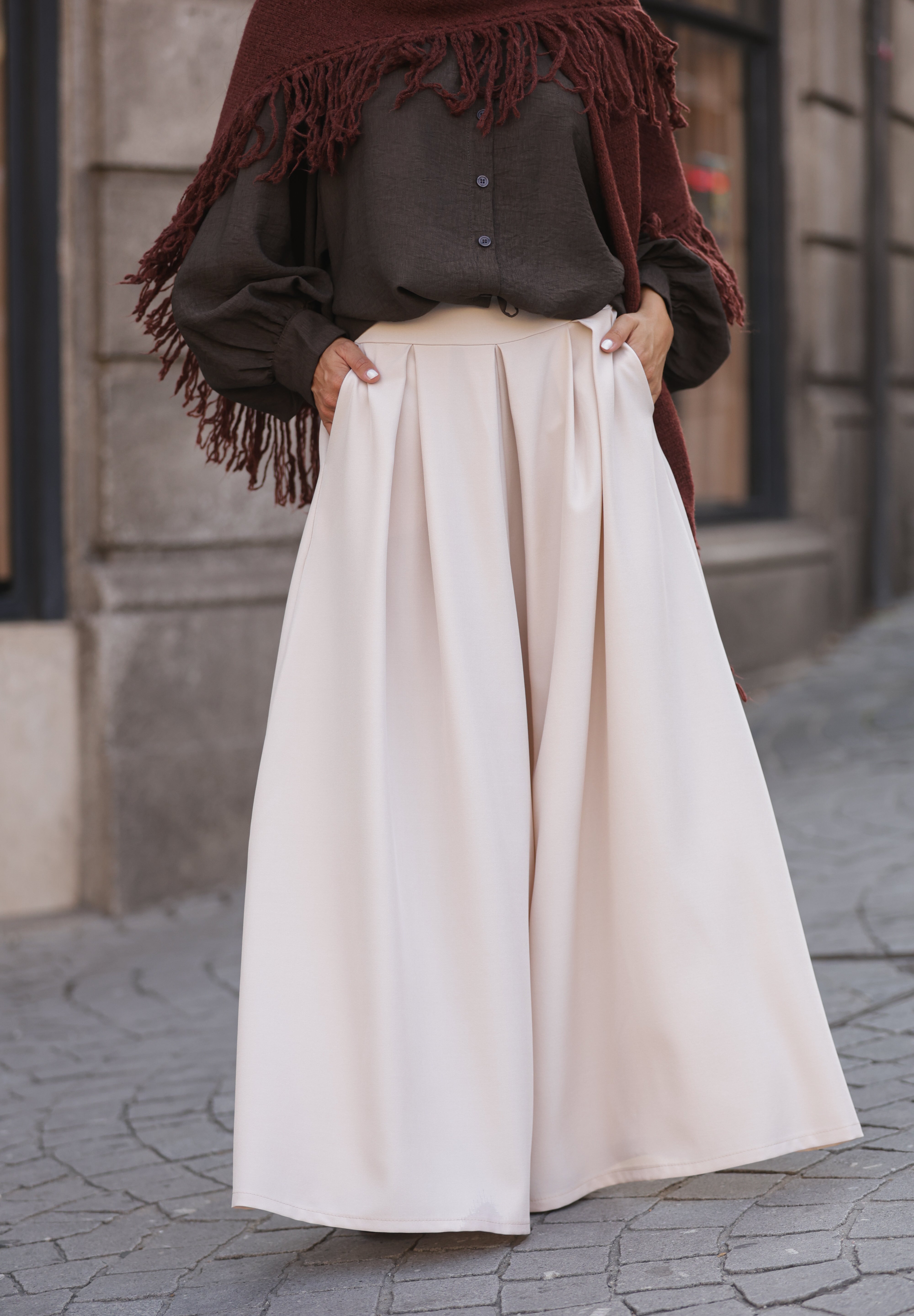 CALÇA SERENA PÉROLA
