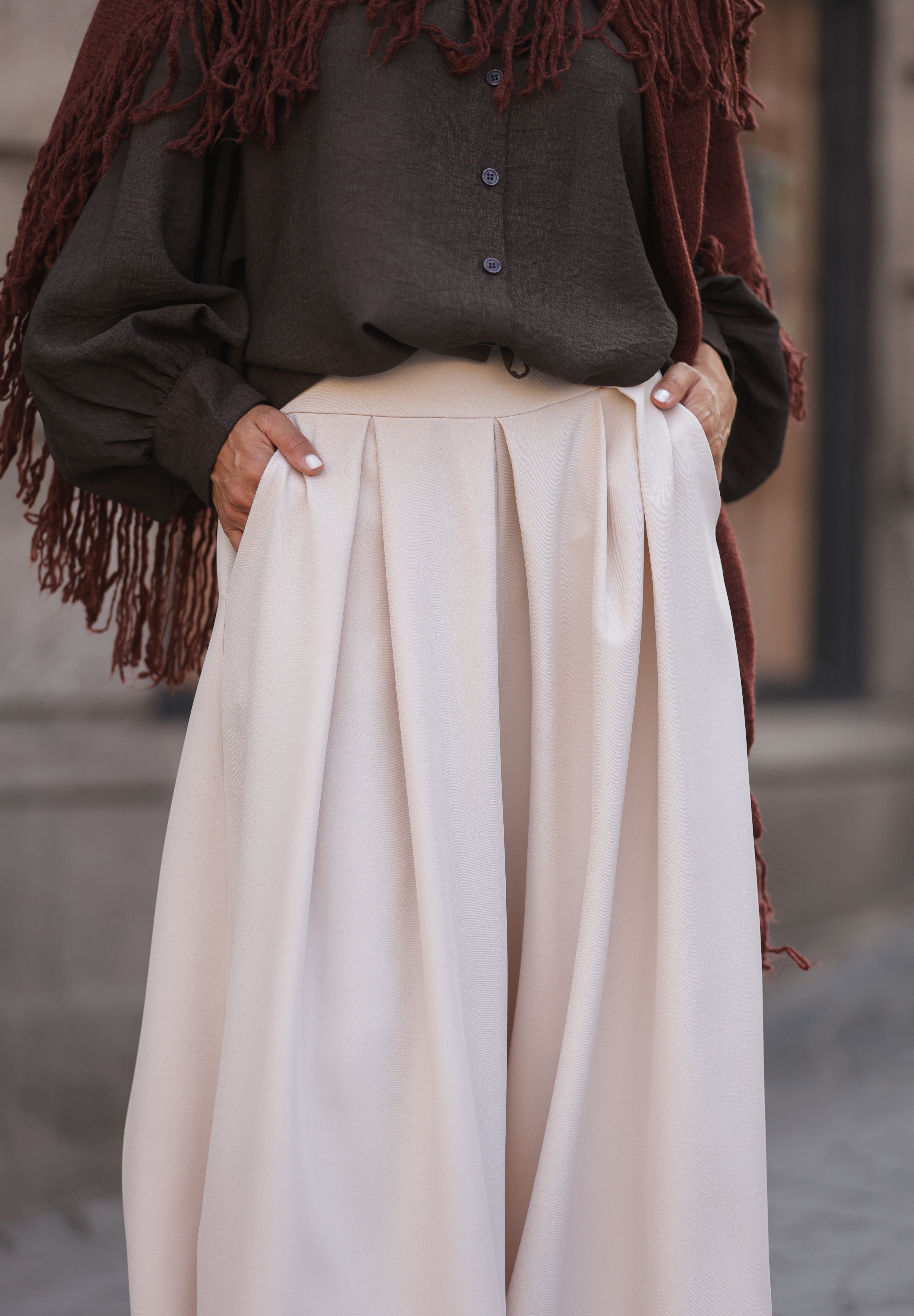 CALÇA SERENA PÉROLA