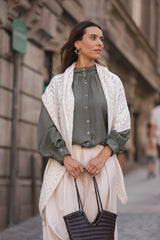 BLUSA BOLONHA VERDE MILITAR
