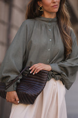BLUSA BOLONHA VERDE MILITAR