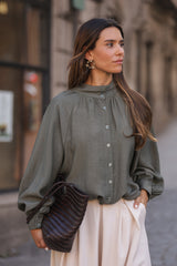 BLUSA BOLONHA VERDE MILITAR
