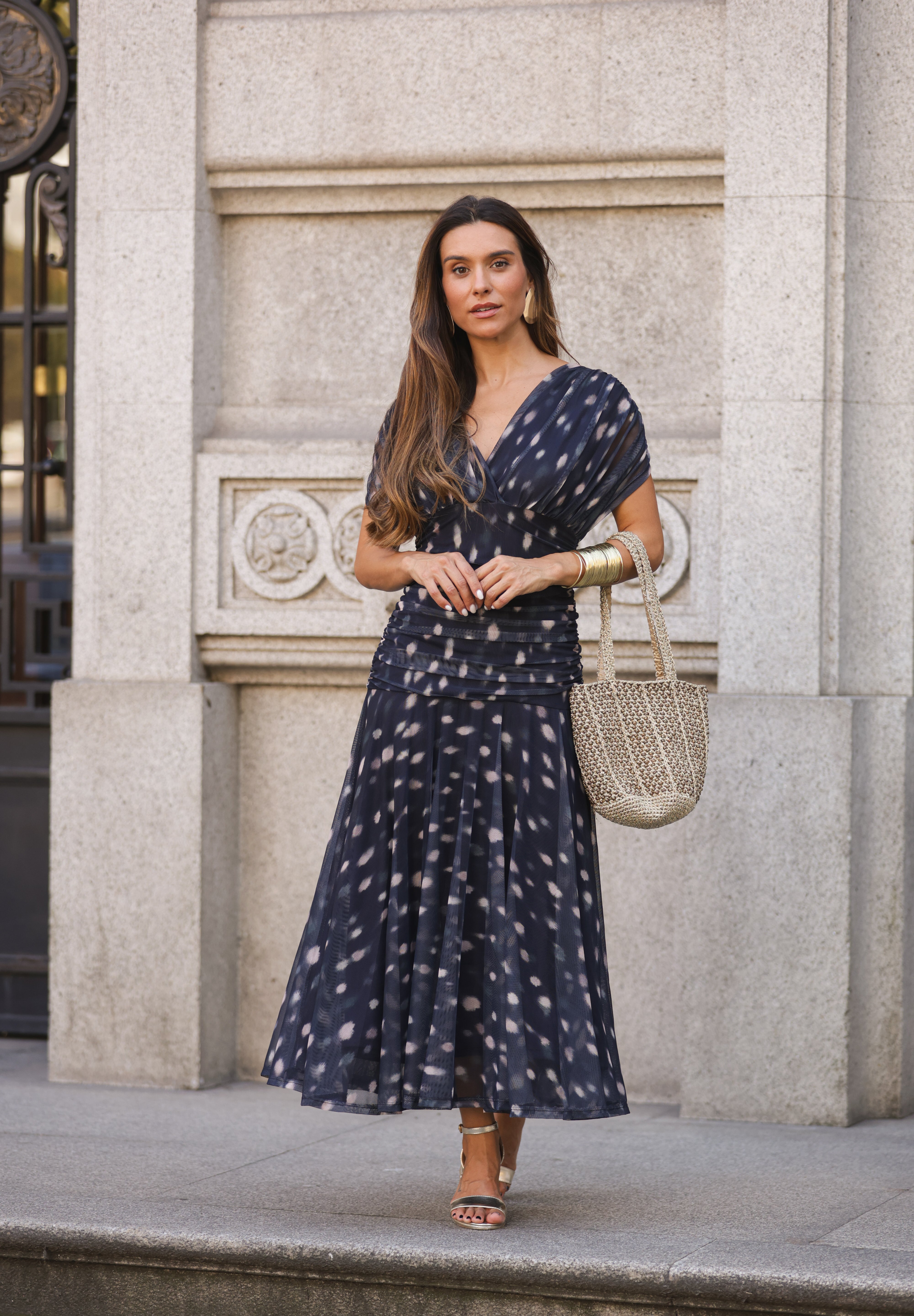 VESTIDO ISADORA AZUL MARINHO