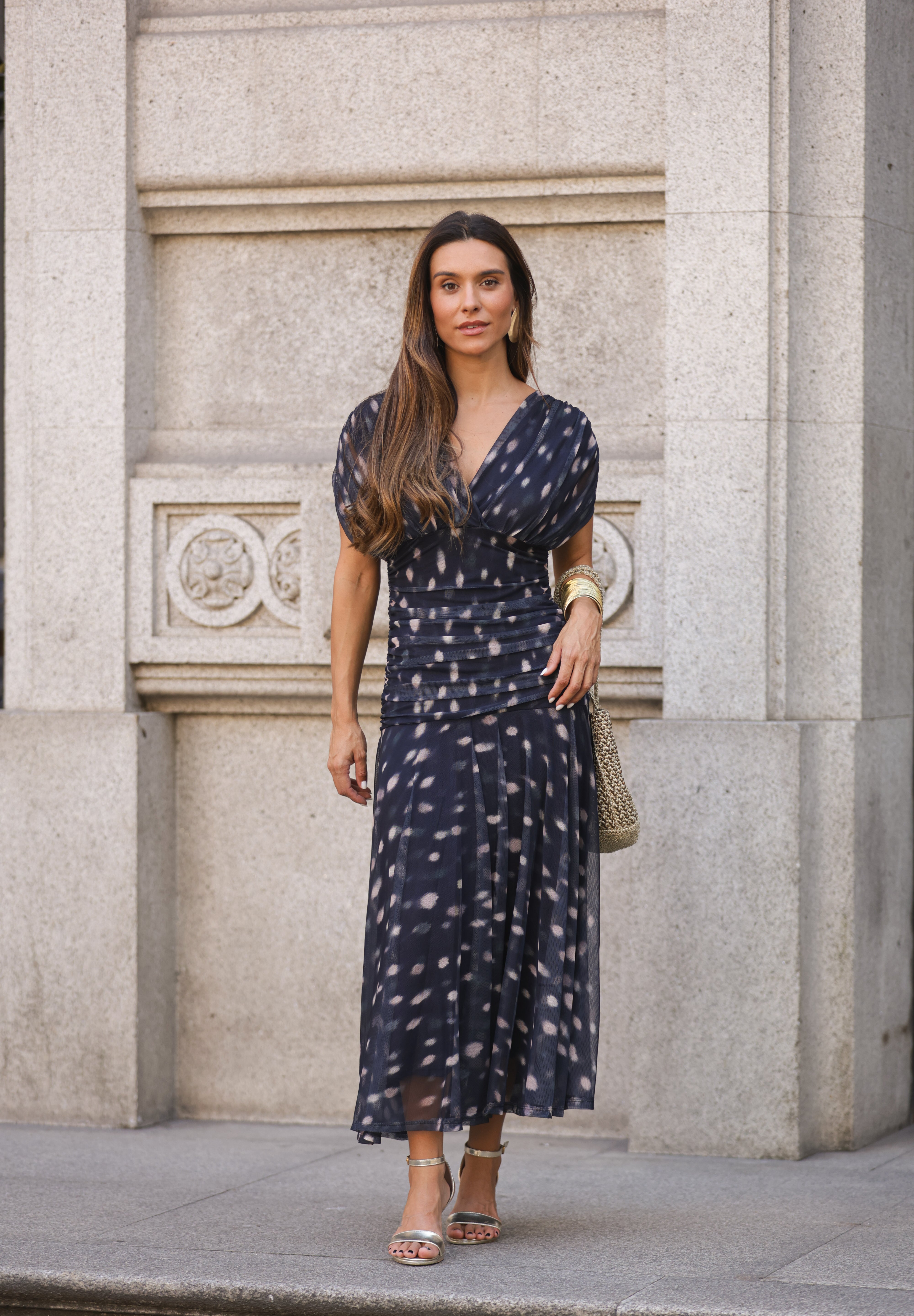 VESTIDO ISADORA AZUL MARINHO