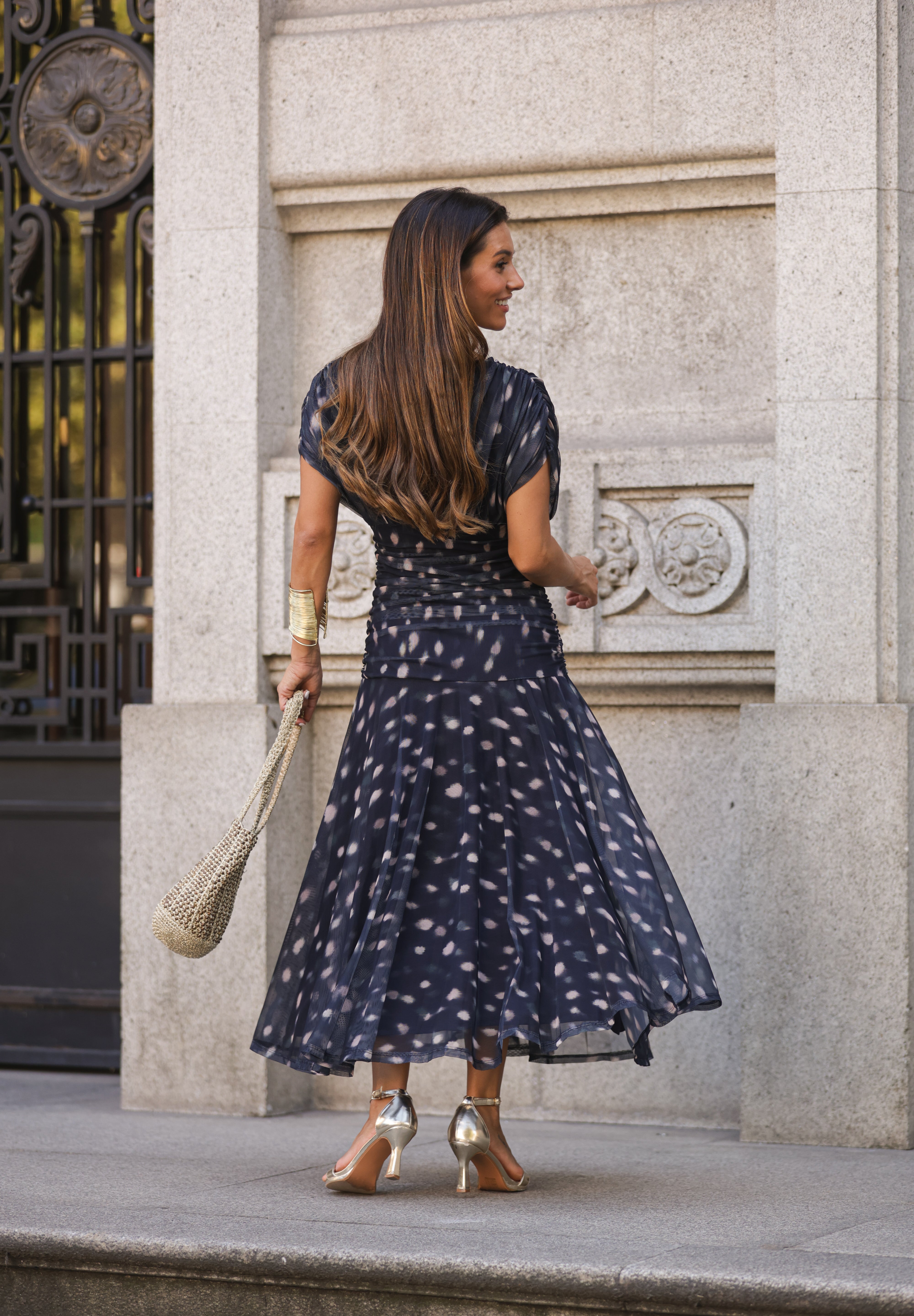 VESTIDO ISADORA AZUL MARINHO