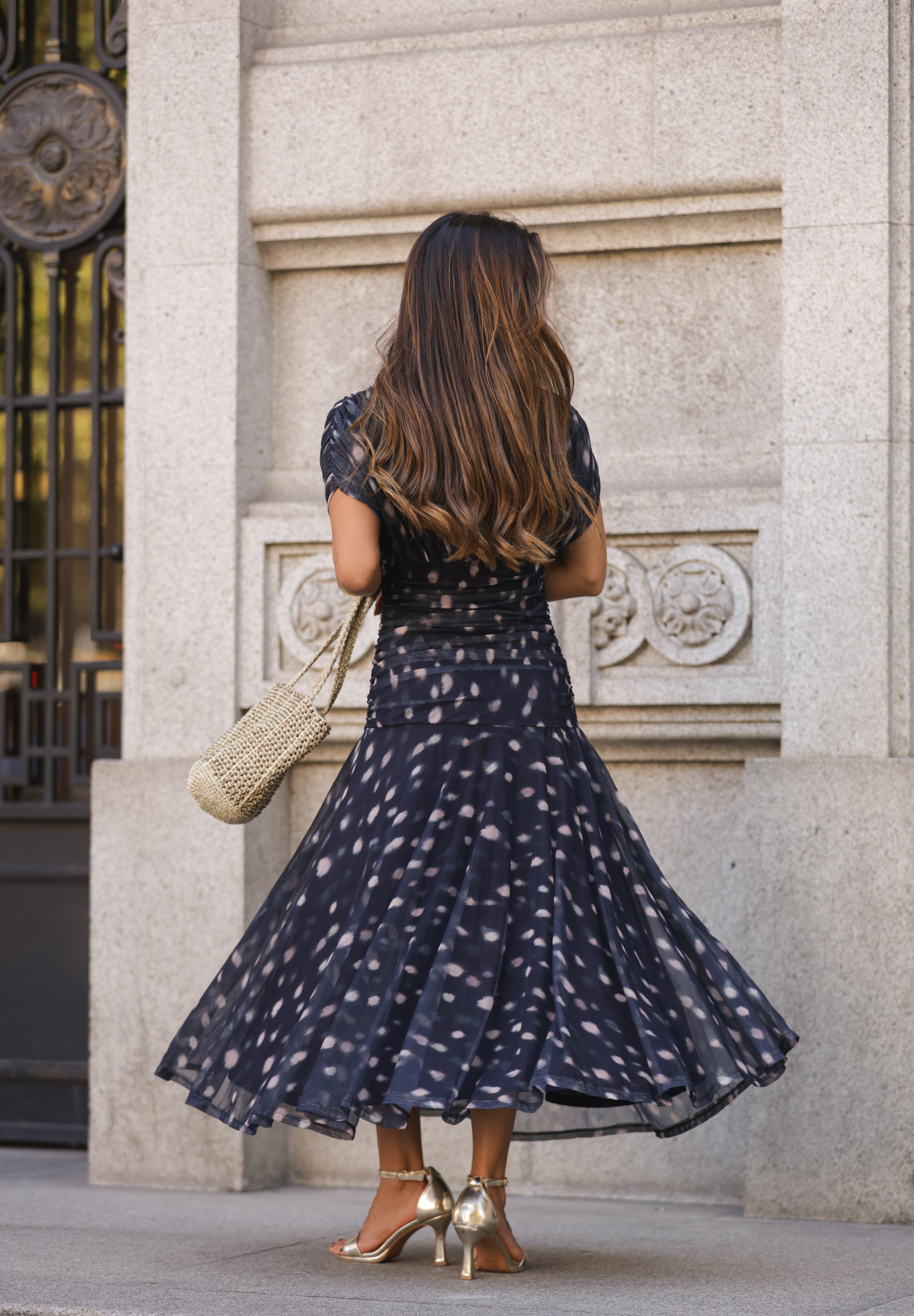 VESTIDO ISADORA AZUL MARINHO