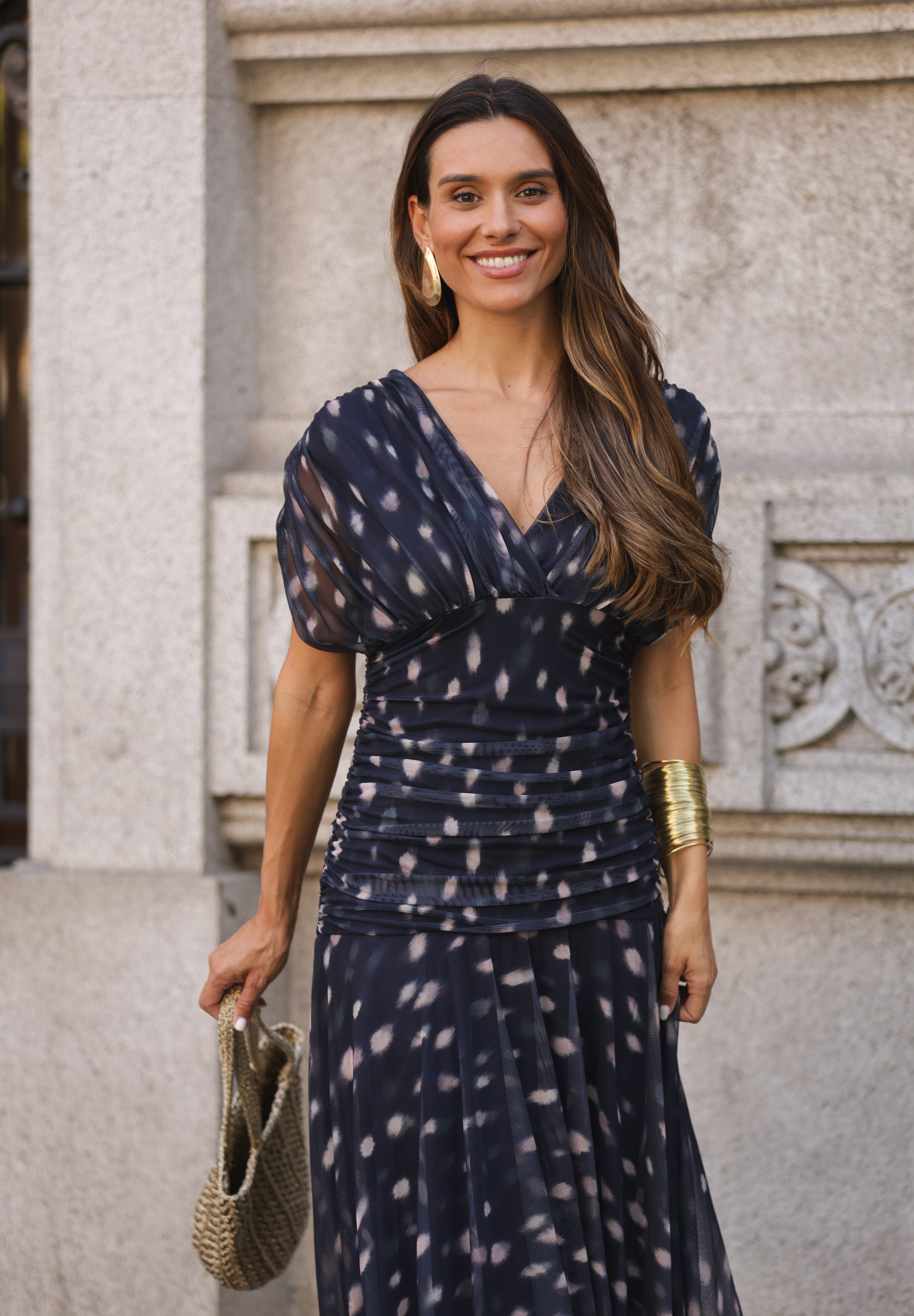 VESTIDO ISADORA AZUL MARINHO