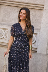 VESTIDO ISADORA AZUL MARINHO