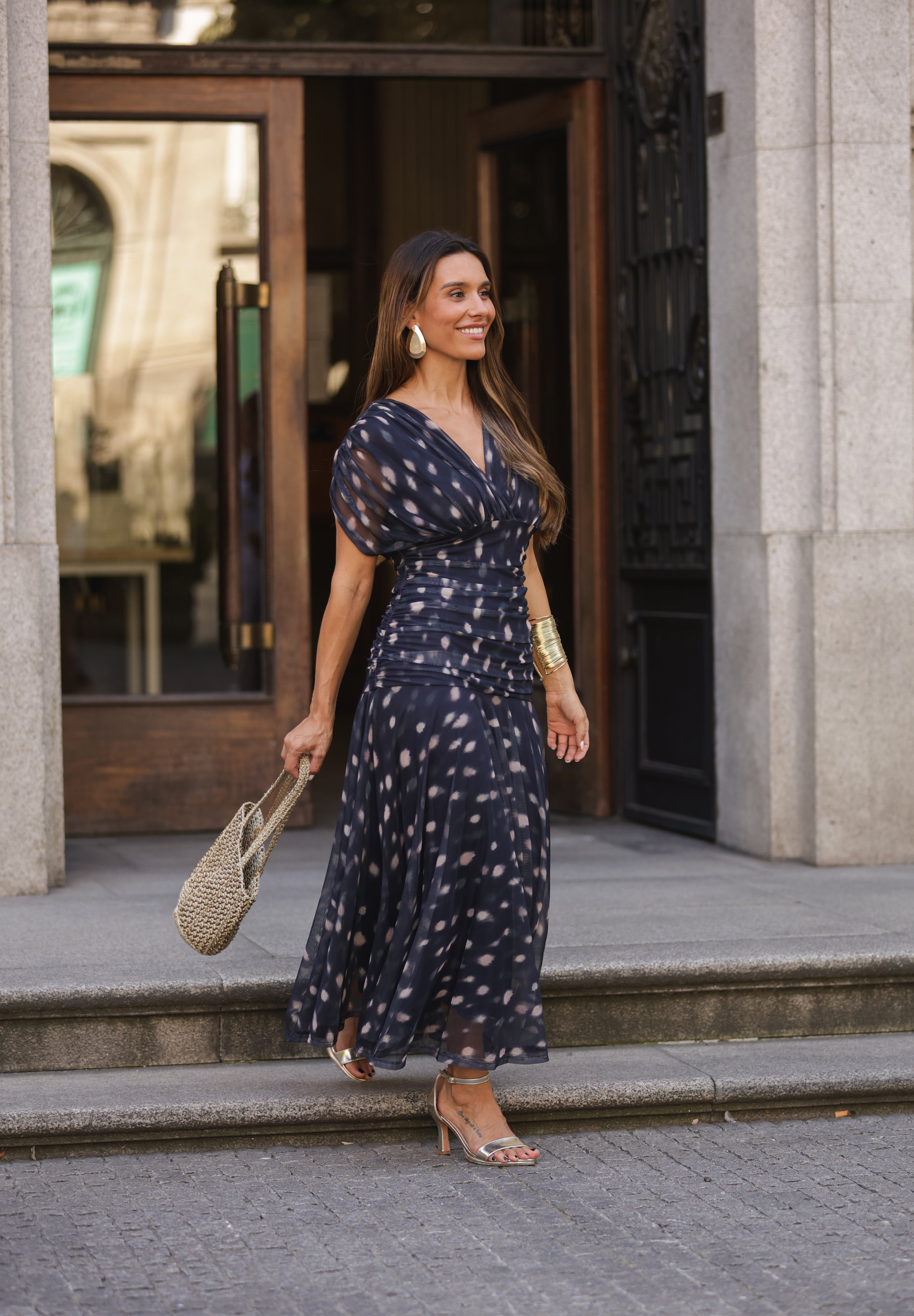 VESTIDO ISADORA AZUL MARINHO