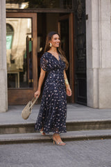 VESTIDO ISADORA AZUL MARINHO