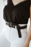 BELT WITH GOLDEN STUDS